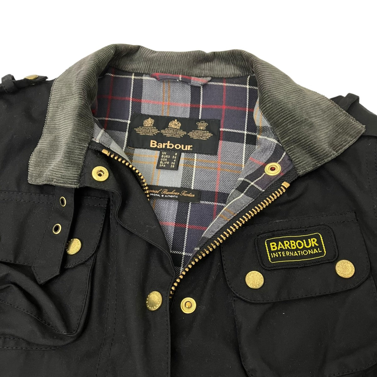 Barbour オイルドジャケット 古着・中古-4枚目のアイテム画像