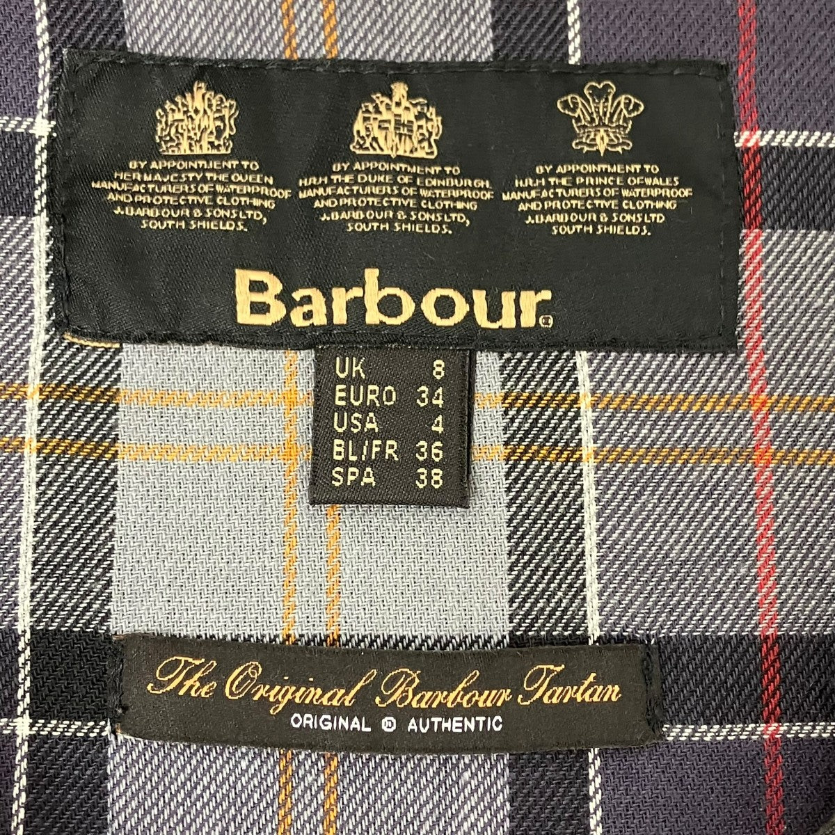 Barbour オイルドジャケット 古着・中古-6枚目のアイテム画像