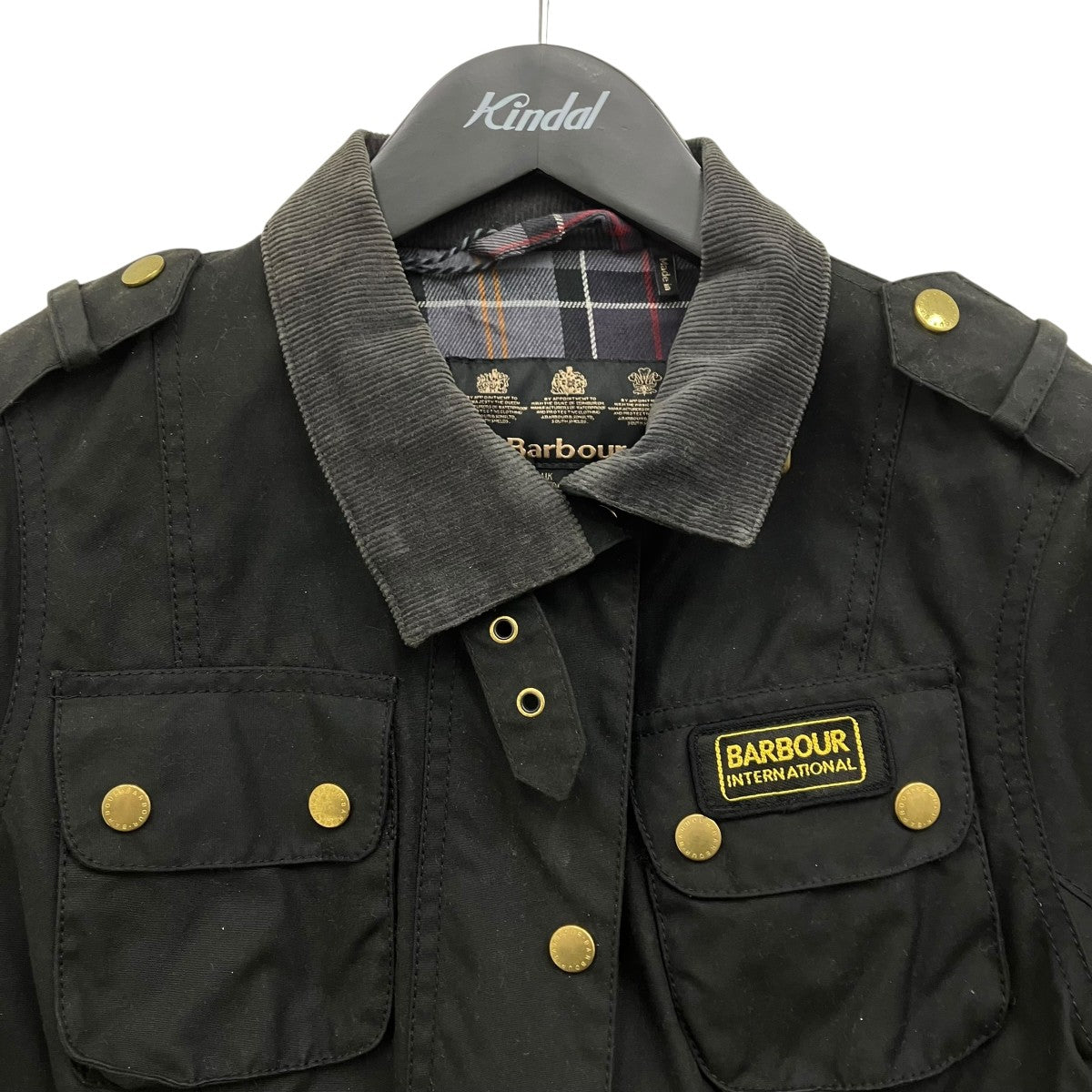 Barbour オイルドミリタリージャケット 古着・中古-3枚目のアイテム画像