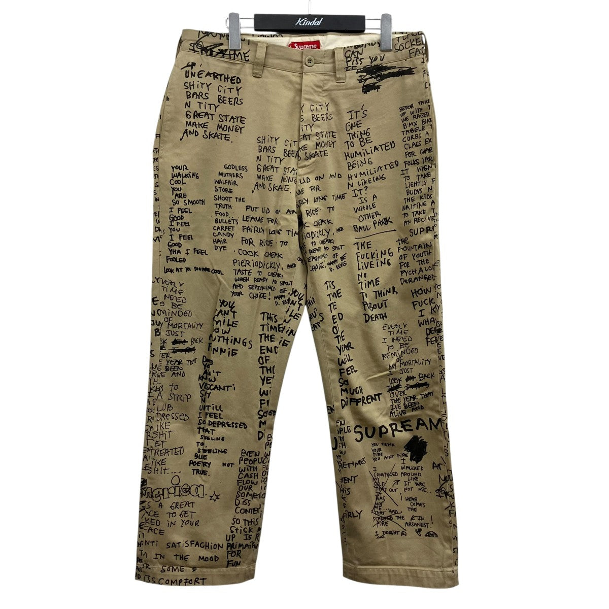 GONZ POEMS CHINO PANTデザインチノトラウザー