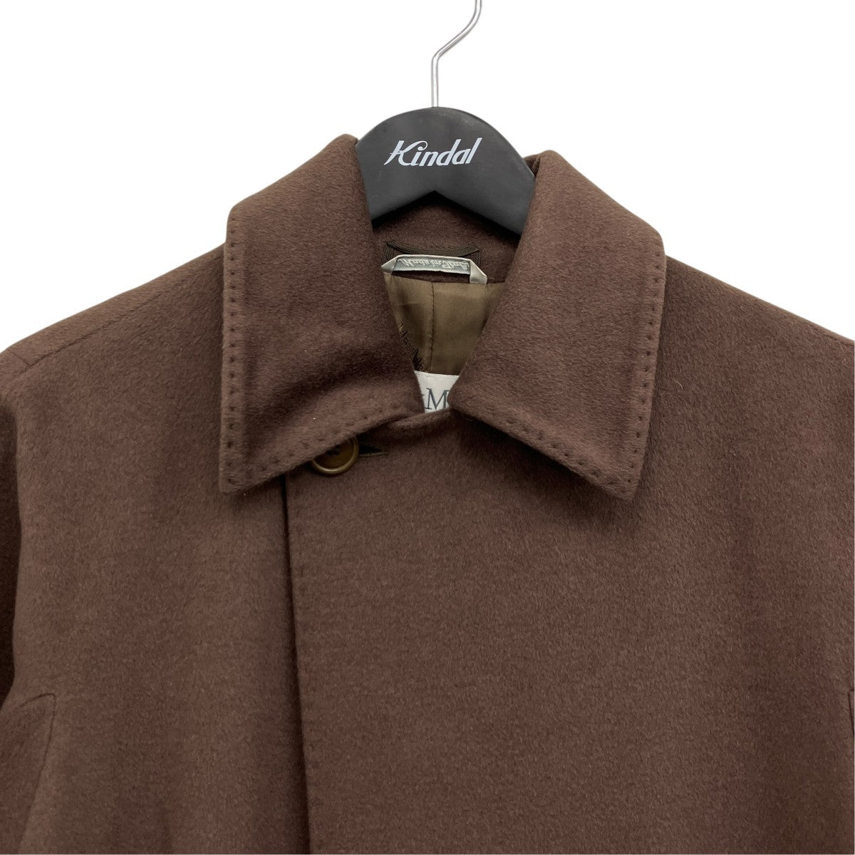 カシミヤ混ウールロングコート