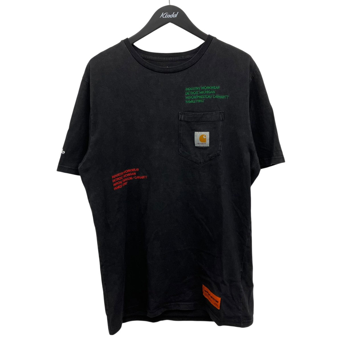 HERON PRESTON×CARHARTT WIP プリントTシャツ 古着・中古-1枚目のアイテム画像