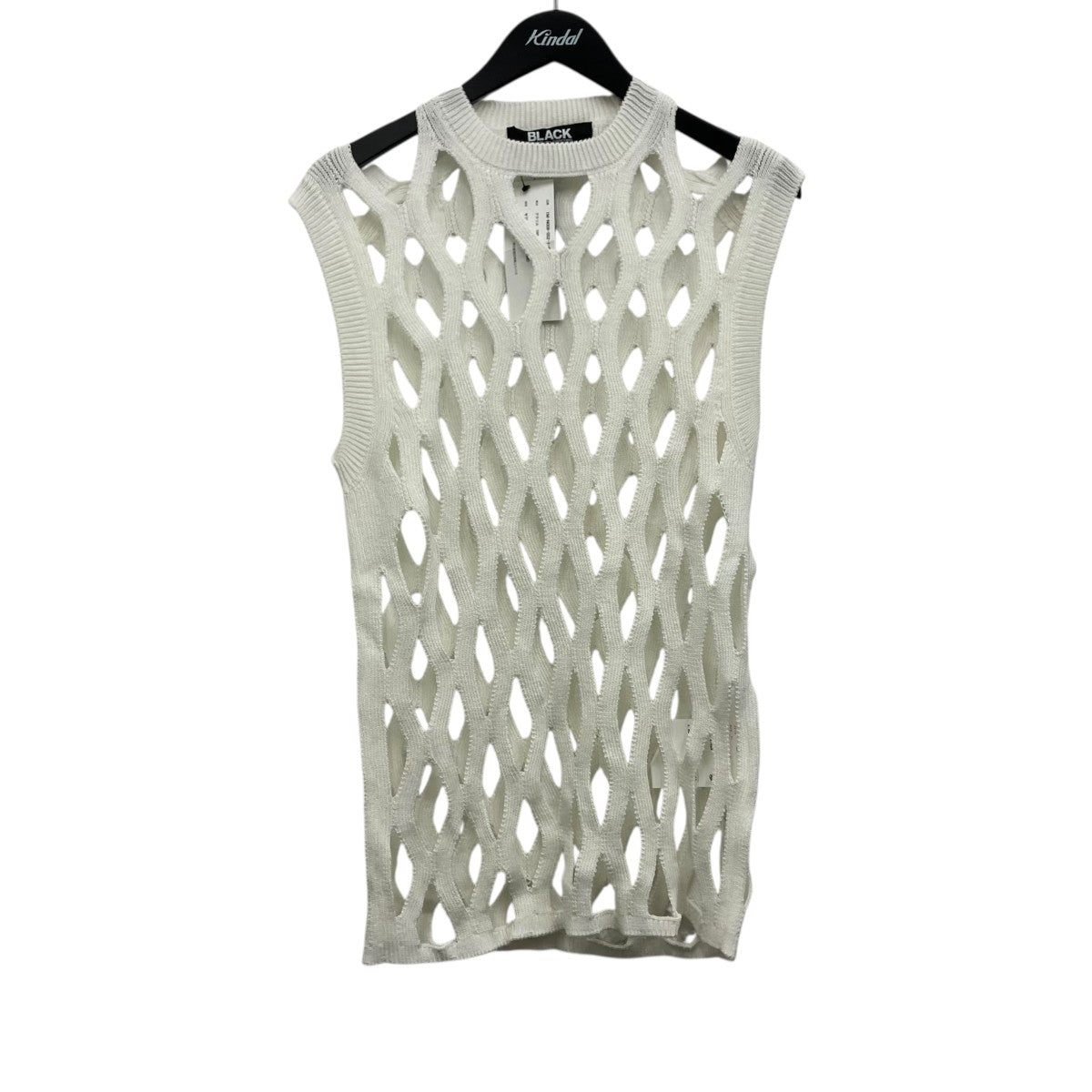 BLACK COMME des GARCONS ニットベスト 古着・中古-1枚目のアイテム画像