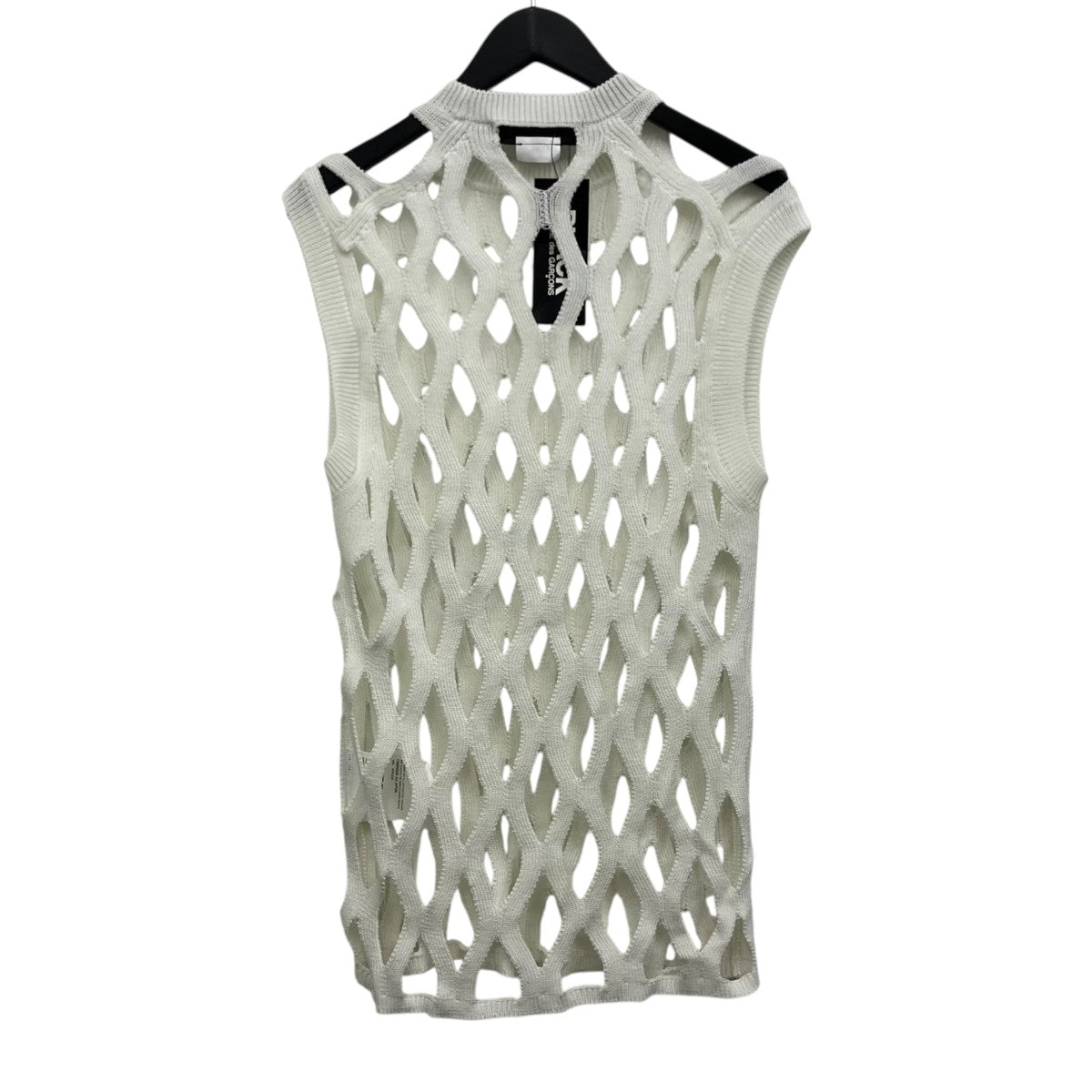 BLACK COMME des GARCONS ニットベスト 古着・中古-2枚目のアイテム画像