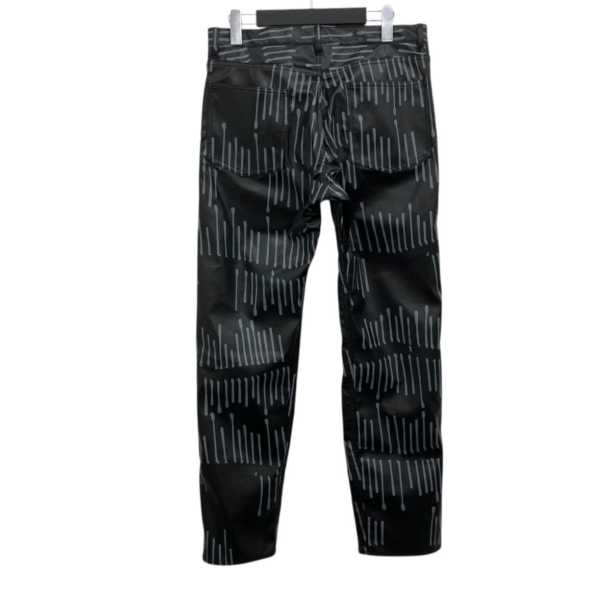 BLACK COMME des GARCONS フェイクレザーパンツ 古着・中古-2枚目のアイテム画像