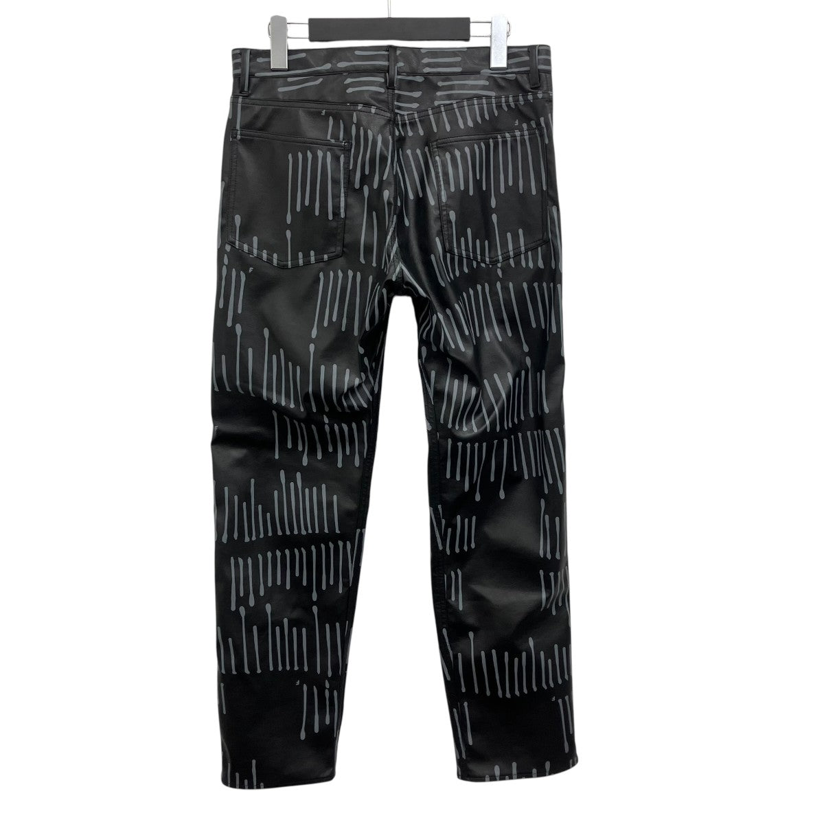 BLACK COMME des GARCONS フェイクレザーパンツ 古着・中古-2枚目のアイテム画像