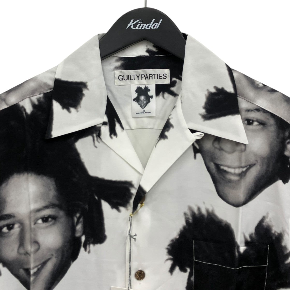 WACKO MARIA JEAN-MICHEL BASQUIAT HAWAIIAN SHIRT ハワイアンシャツ 古着・中古-3枚目のアイテム画像