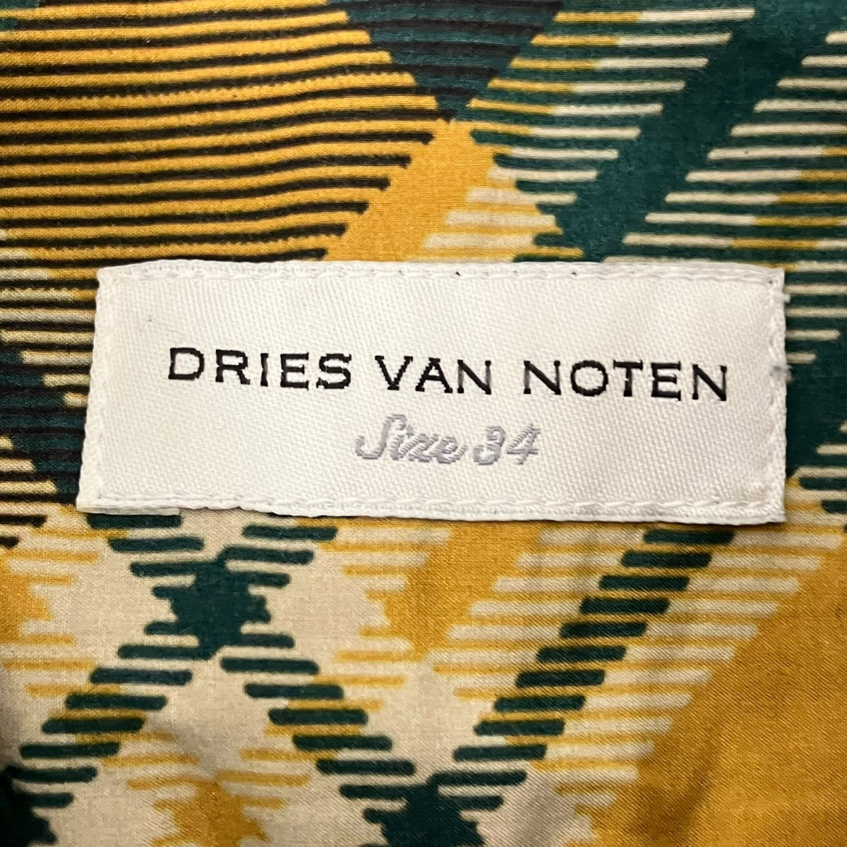 DRIES VAN NOTEN チェックシャツ 古着・中古-6枚目のアイテム画像