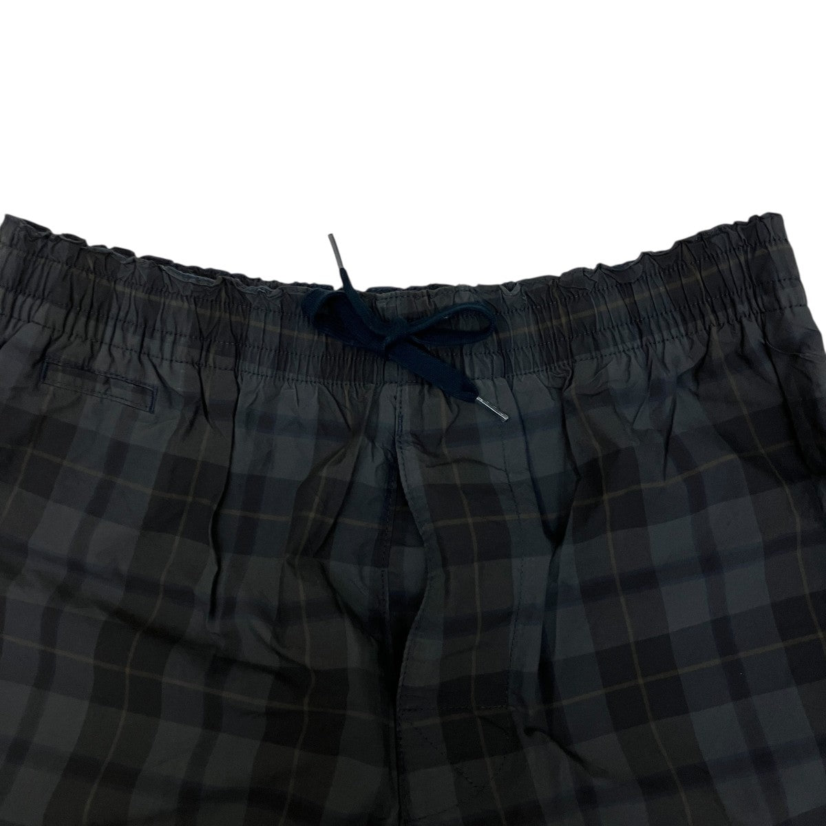 DESCENDANT チェックコットンナイロンパンツ 古着・中古-3枚目のアイテム画像