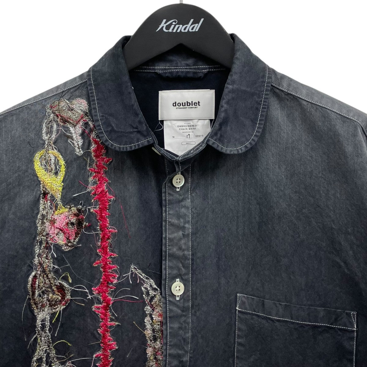 doublet EMBROIDERED CHAIN SHIRT エンブロイダリーチェーンシャツ 古着・中古-3枚目のアイテム画像