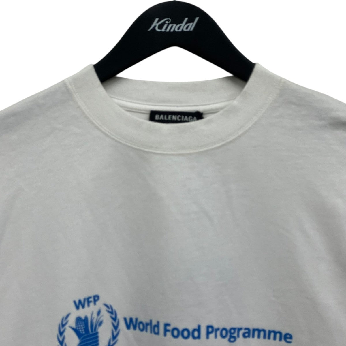 BALENCIAGA WFPロゴプリントオーバーサイズTシャツ 古着・中古-3枚目のアイテム画像