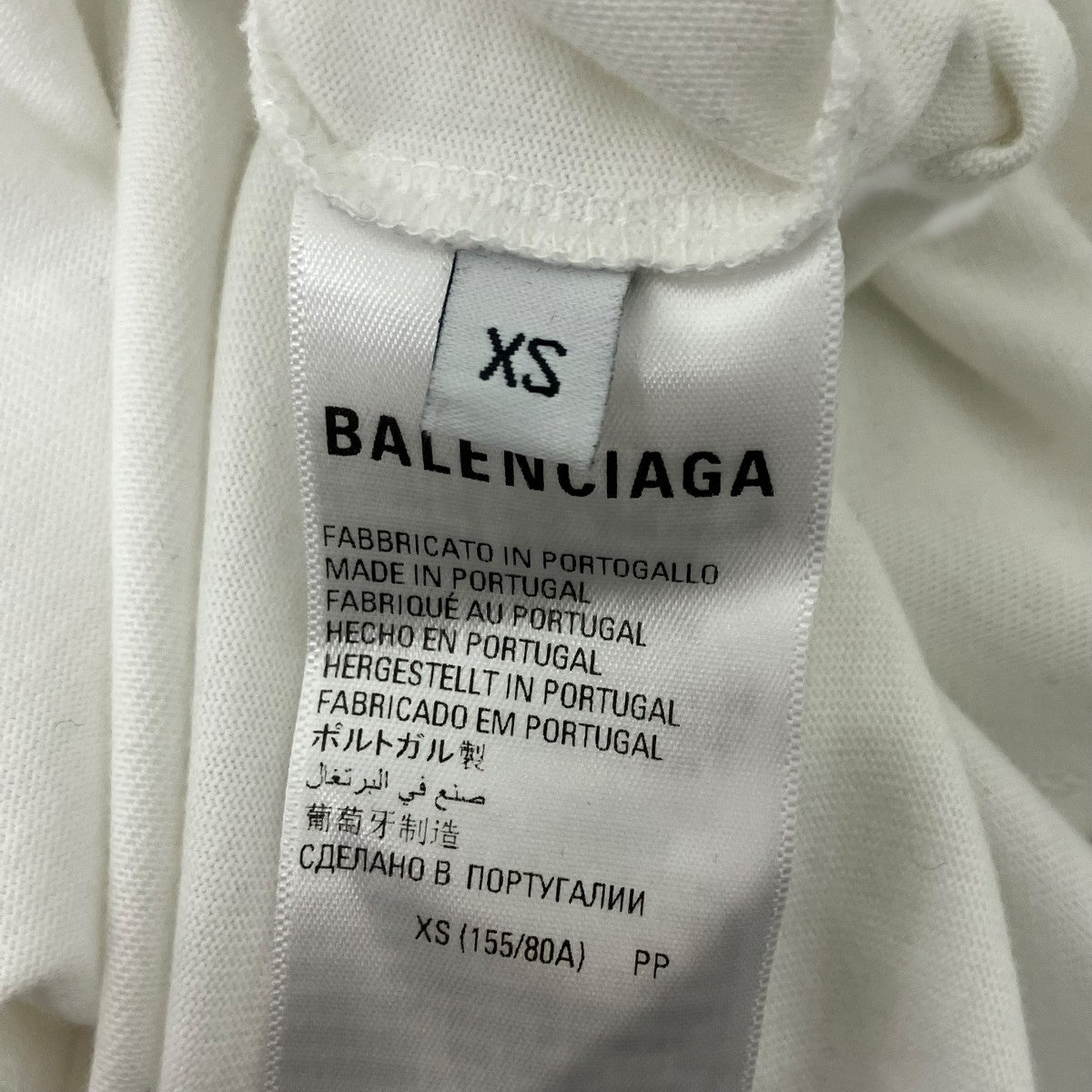 BALENCIAGA WFPロゴプリントオーバーサイズTシャツ 古着・中古-5枚目のアイテム画像
