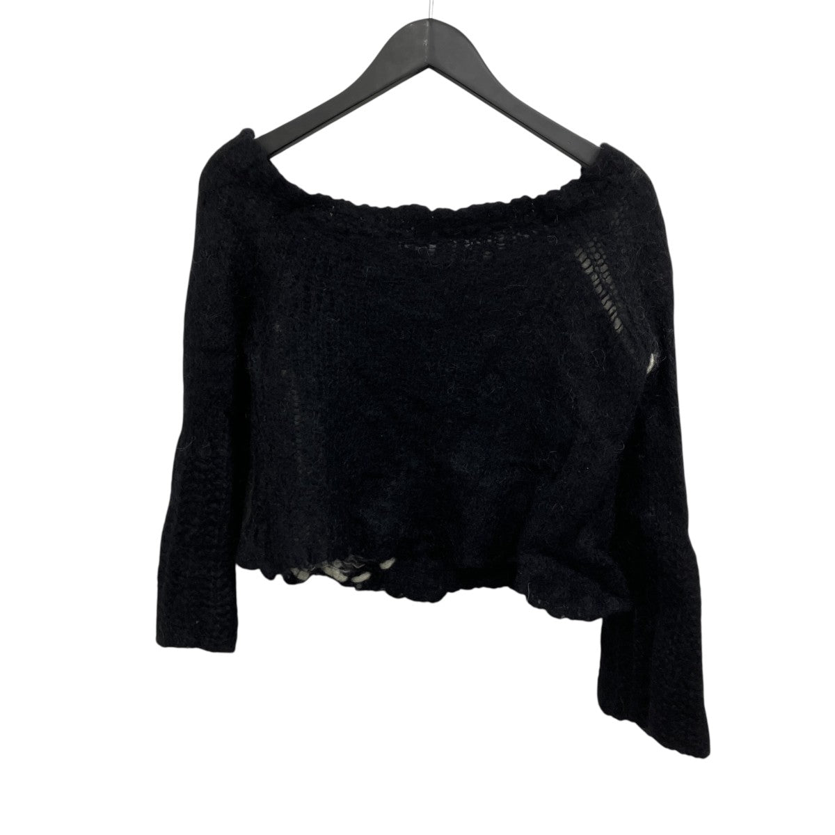 S big symbol knit アシンメトリーセーター