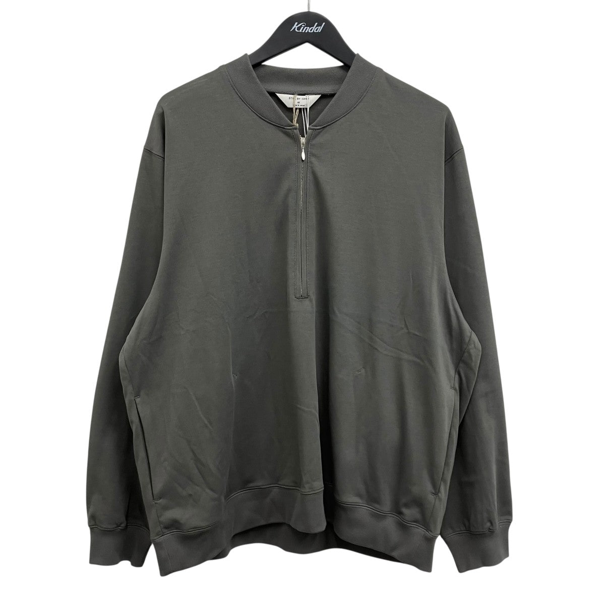 STILL BY HAND COTTON HALF ZIP PULLOVER プルオバーカットソー 古着・中古-1枚目のアイテム画像