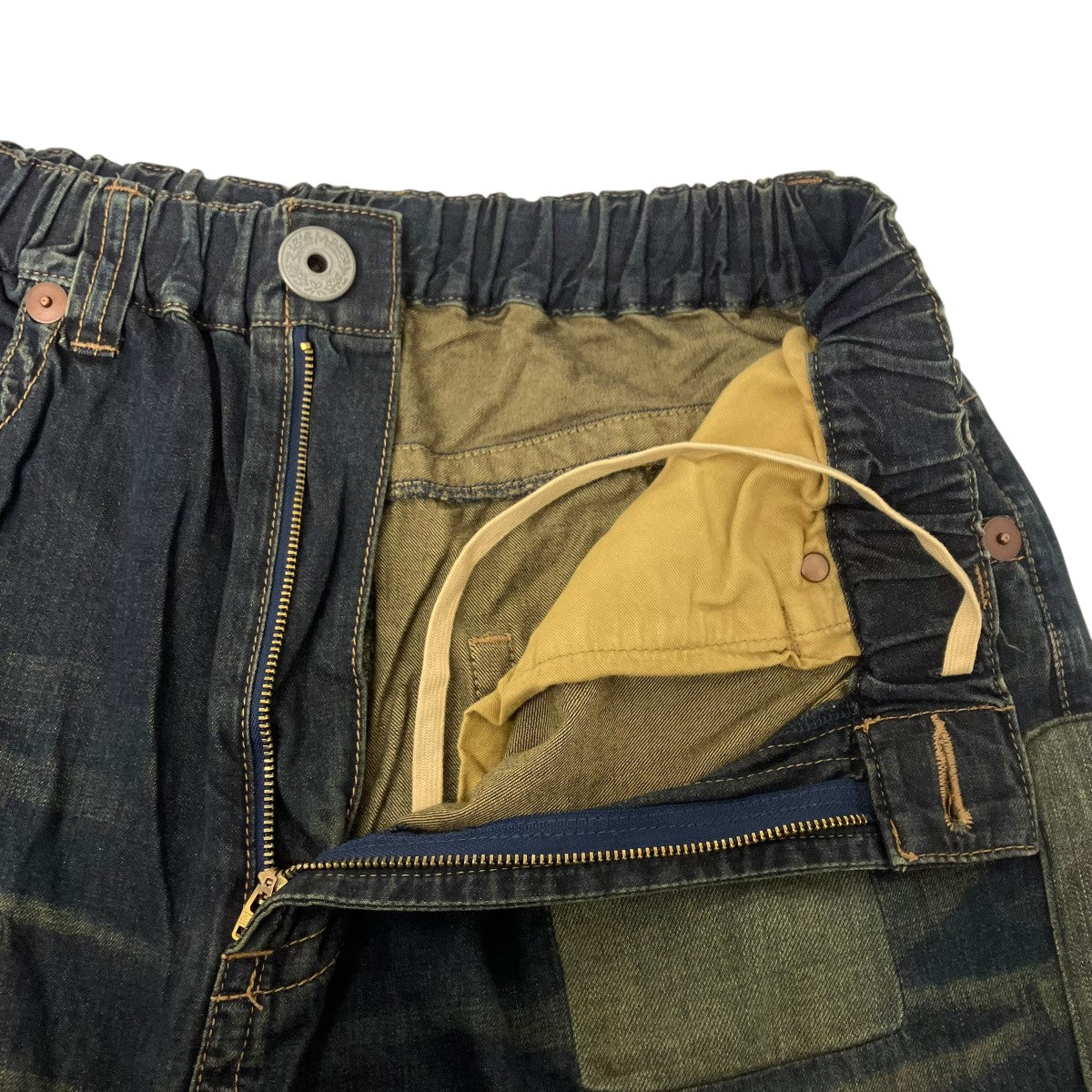 Maison MIHARA YASUHIRO パッチワークデニムパンツ 古着・中古-4枚目のアイテム画像