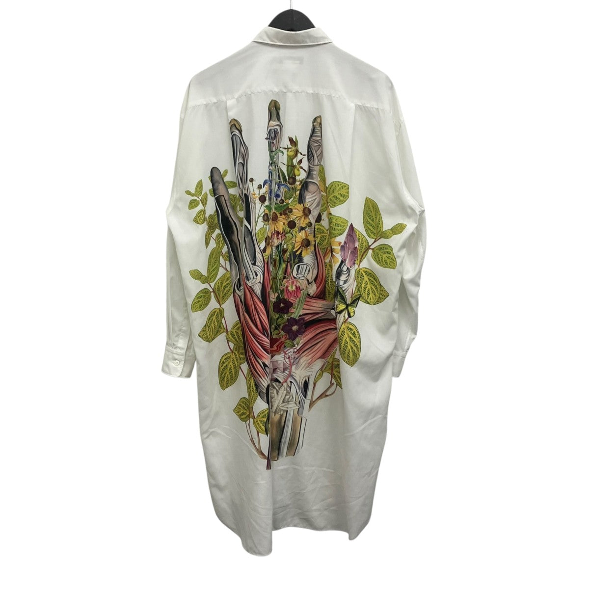 COMME des GARCONS HOMME PLUS バックプリントロングシャツ 古着・中古-2枚目のアイテム画像