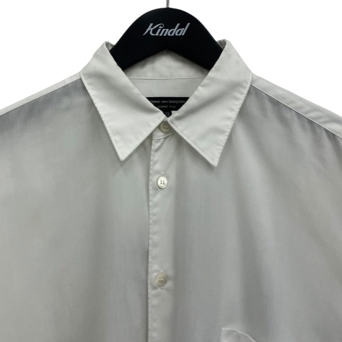 COMME des GARCONS HOMME PLUS バックプリントロングシャツ 古着・中古-3枚目のアイテム画像