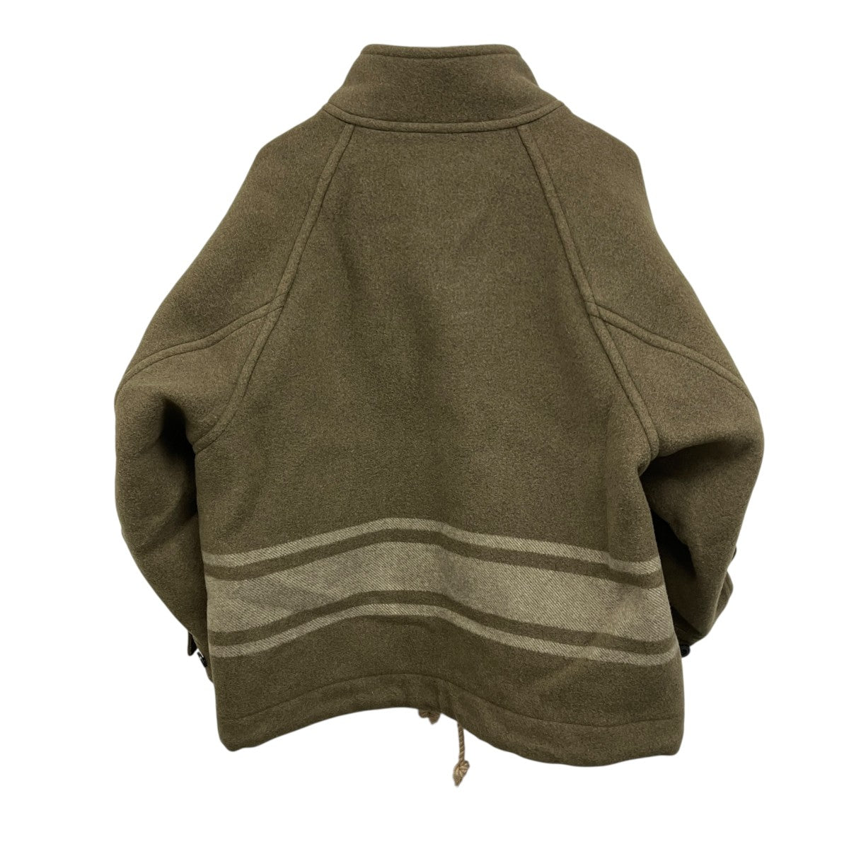 【HYKE】カーキ　ダッフルコート HYKE(ハイク) DOUBLE FACE DUFFLE JACKET ダッフルコート 27067-3501