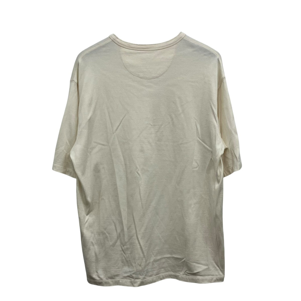 CALMLENCE シルク混ヘンリーネックTシャツ 古着・中古-2枚目のアイテム画像
