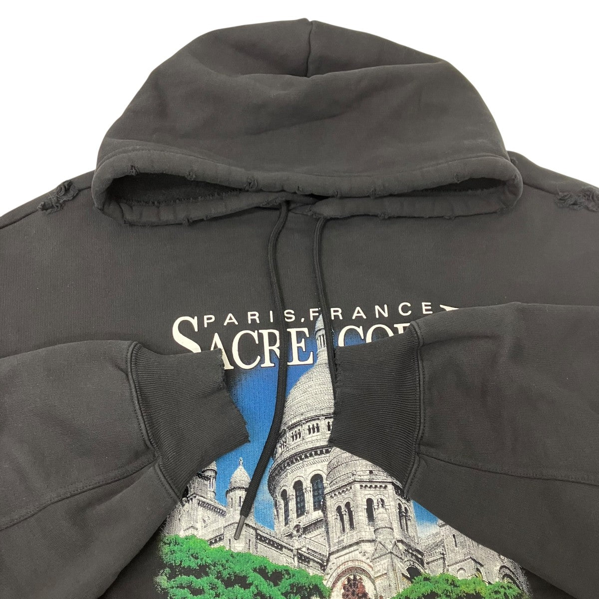 BALENCIAGA プルオーバーパーカー 古着・中古-4枚目のアイテム画像