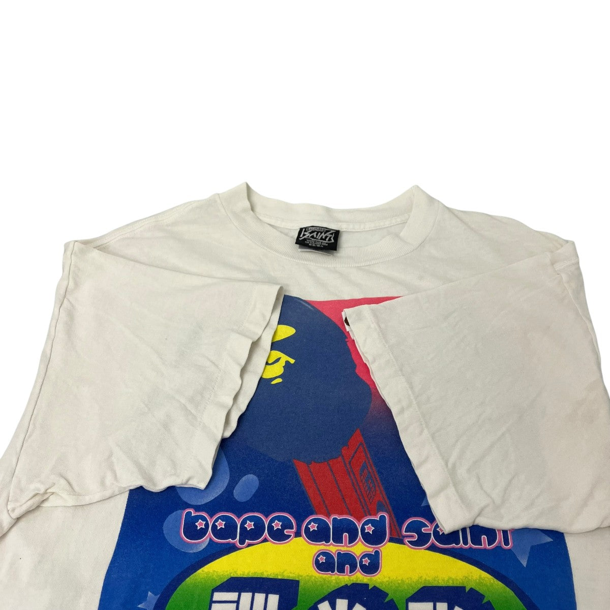 SAINT MICHAEL×A BATHING APE プリントTシャツ 古着・中古-4枚目のアイテム画像