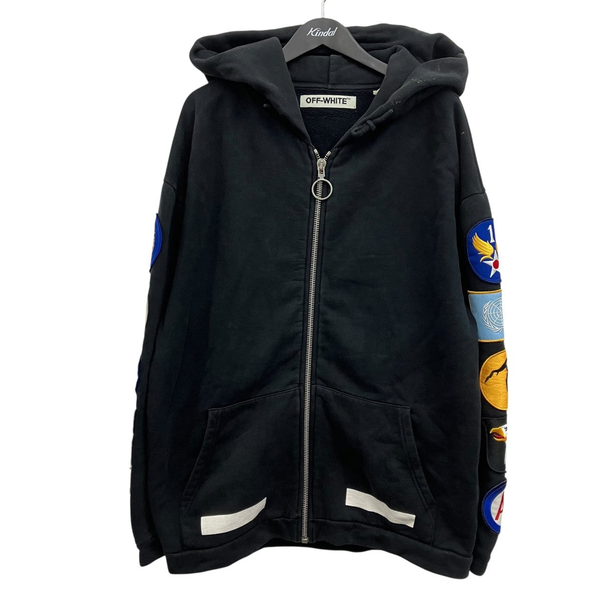OFFWHITE ジップパーカー 古着・中古-1枚目のアイテム画像