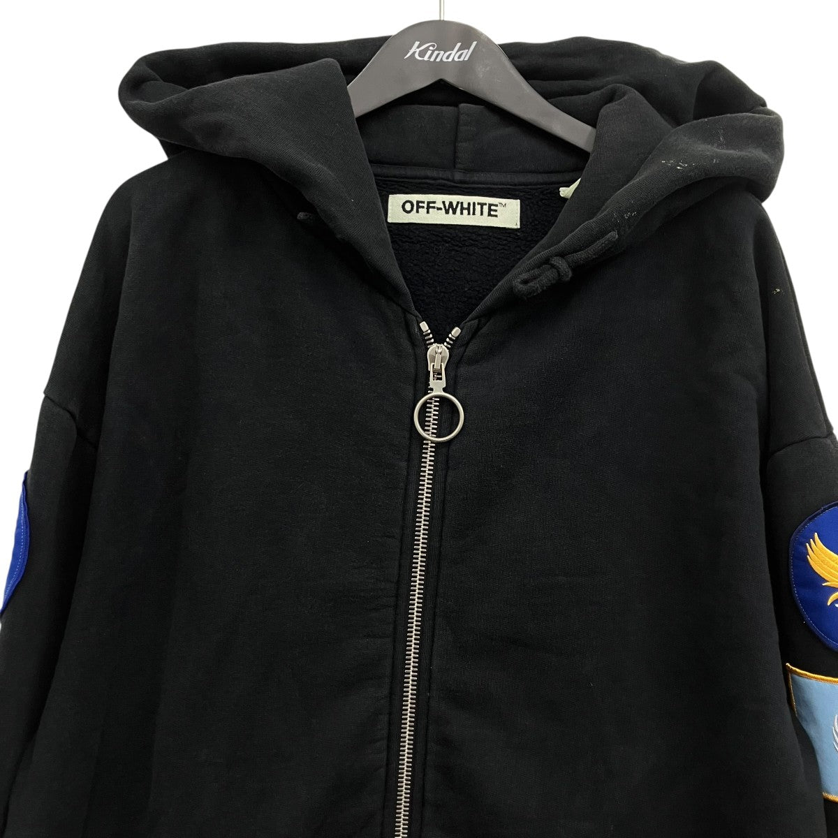 OFFWHITE ジップパーカー 古着・中古-3枚目のアイテム画像
