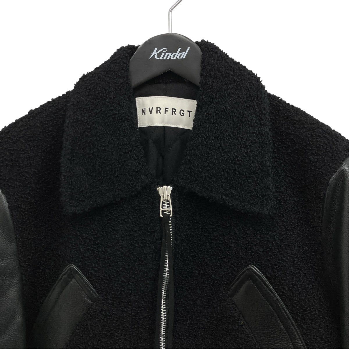 NVRFRGT ボアレザー ジャケット 古着・中古-3枚目のアイテム画像