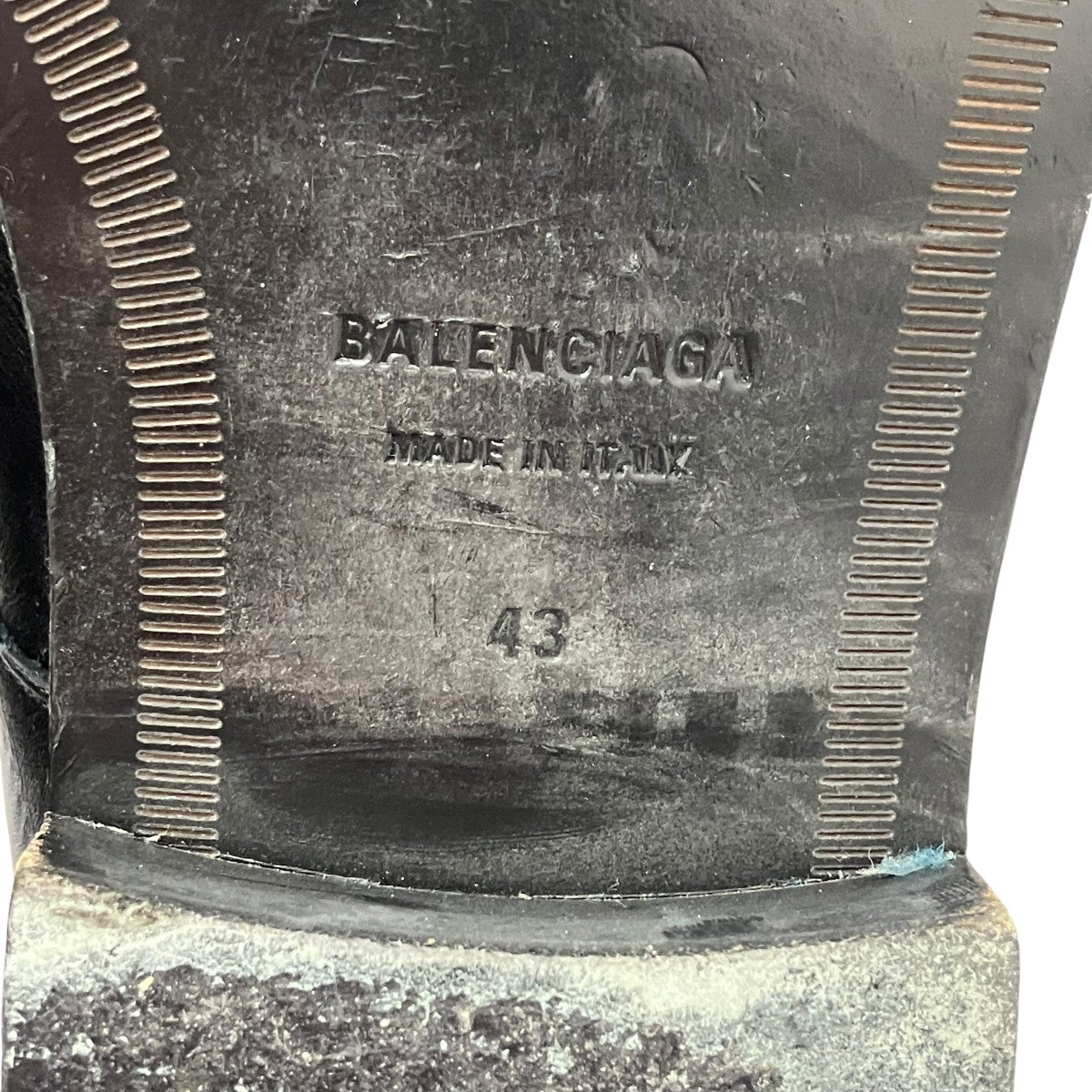 BALENCIAGA スクエアトゥーダービーシューズ 古着・中古-10枚目のアイテム画像