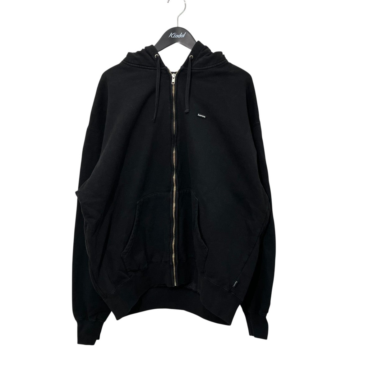 25AWSmall Box Zip Up Hoodedスモールボックスロゴジップパーカー
