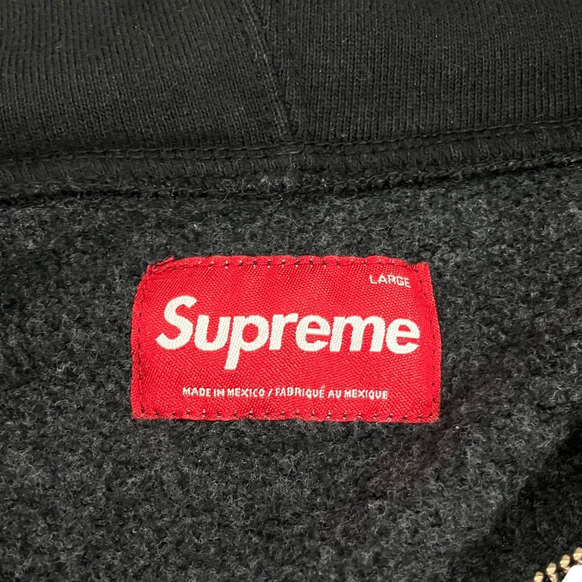 25AWSmall Box Zip Up Hoodedスモールボックスロゴジップパーカー