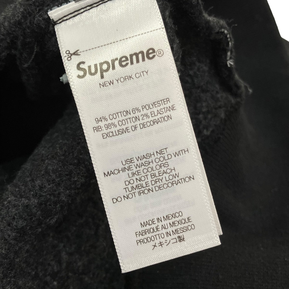 25AWSmall Box Zip Up Hoodedスモールボックスロゴジップパーカー