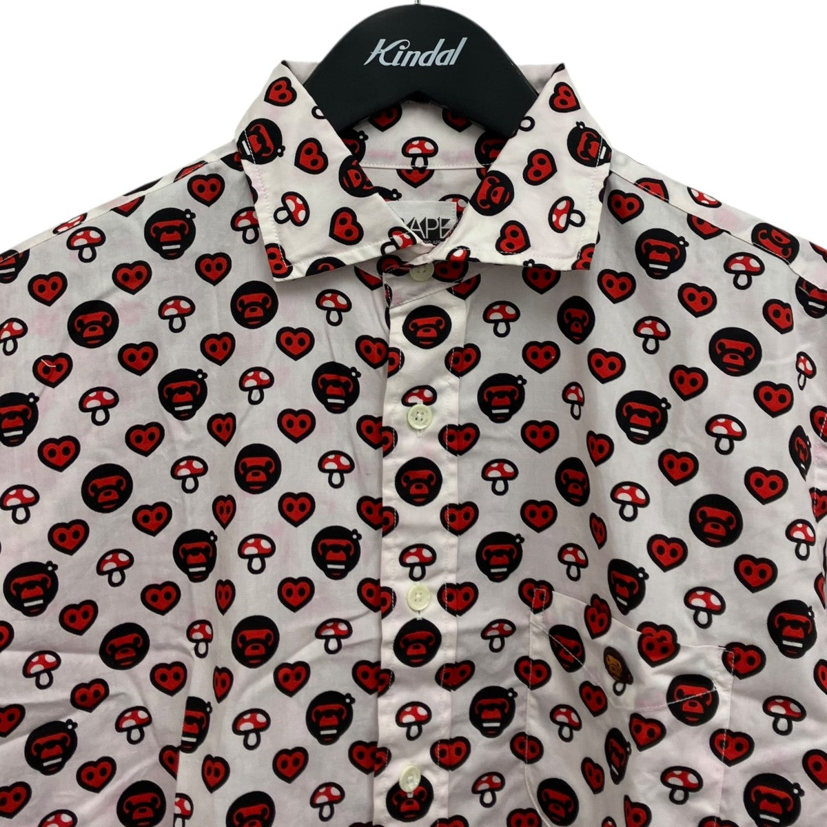 A BATHING APE ベビーマイロモノグラムシャツ 古着・中古-3枚目のアイテム画像