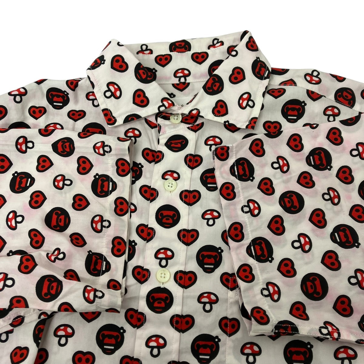 A BATHING APE ベビーマイロモノグラムシャツ 古着・中古-4枚目のアイテム画像