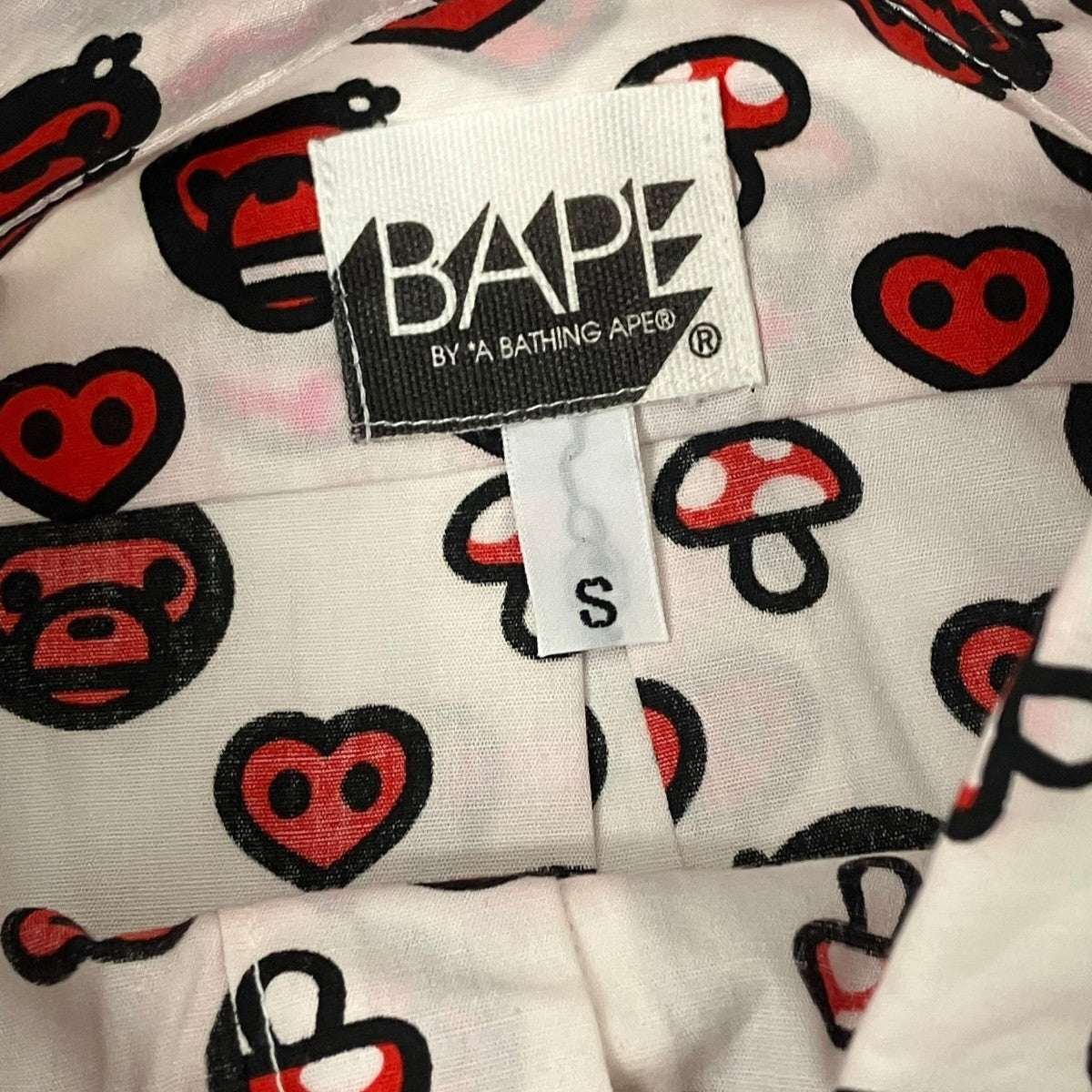 A BATHING APE ベビーマイロモノグラムシャツ 古着・中古-5枚目のアイテム画像