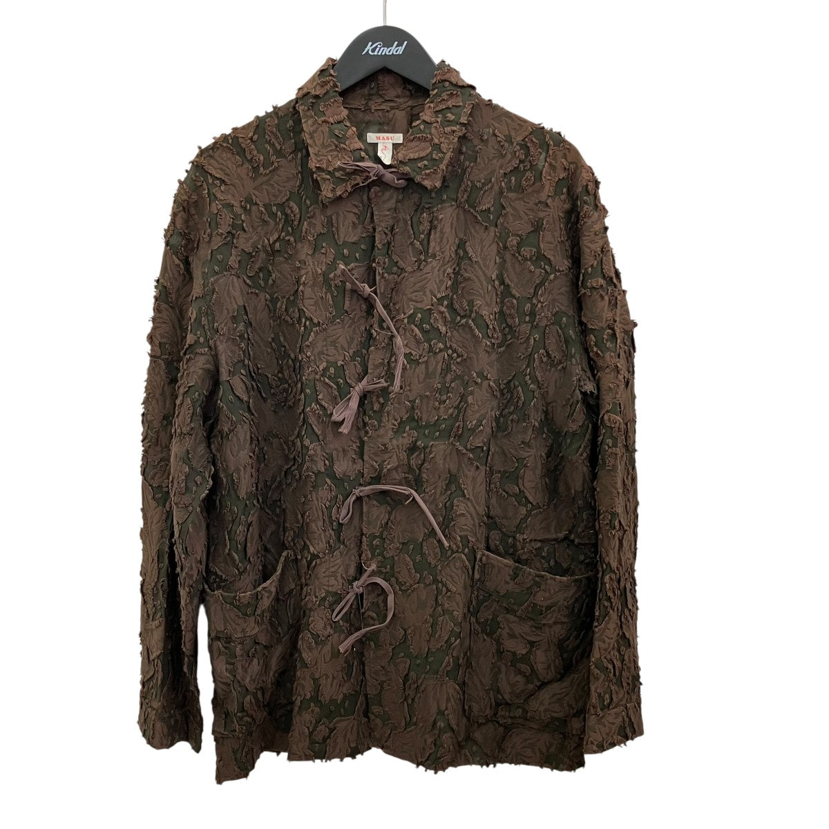MASU JACQUARD PAJAMA BLOUSONジャガードパジャマシャツMESS-BL0302 古着・中古-1枚目のアイテム画像