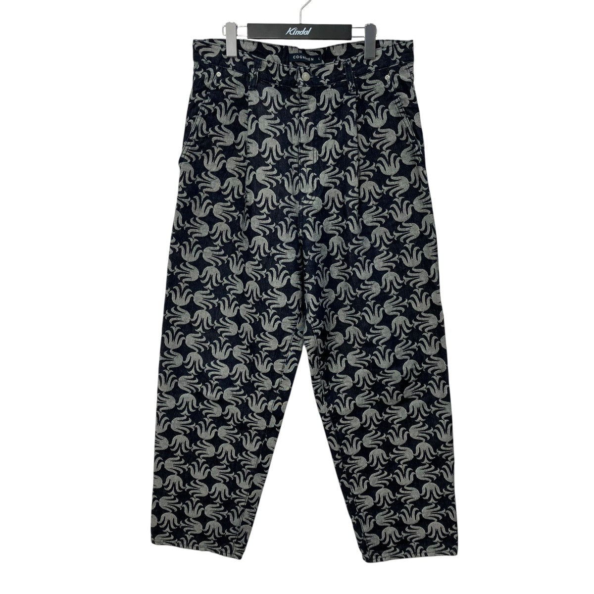 COGNOMEN JAQUARD DENIM PANTSジャガードデニムパンツRE-PT-M03 古着・中古-1枚目のアイテム画像