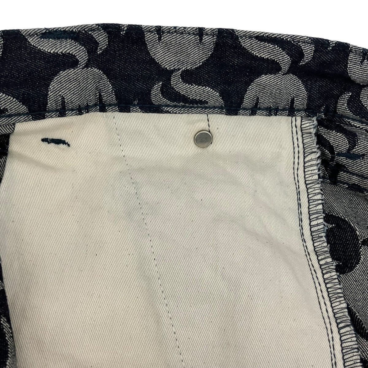 COGNOMEN JAQUARD DENIM PANTSジャガードデニムパンツRE-PT-M03 古着・中古-7枚目のアイテム画像