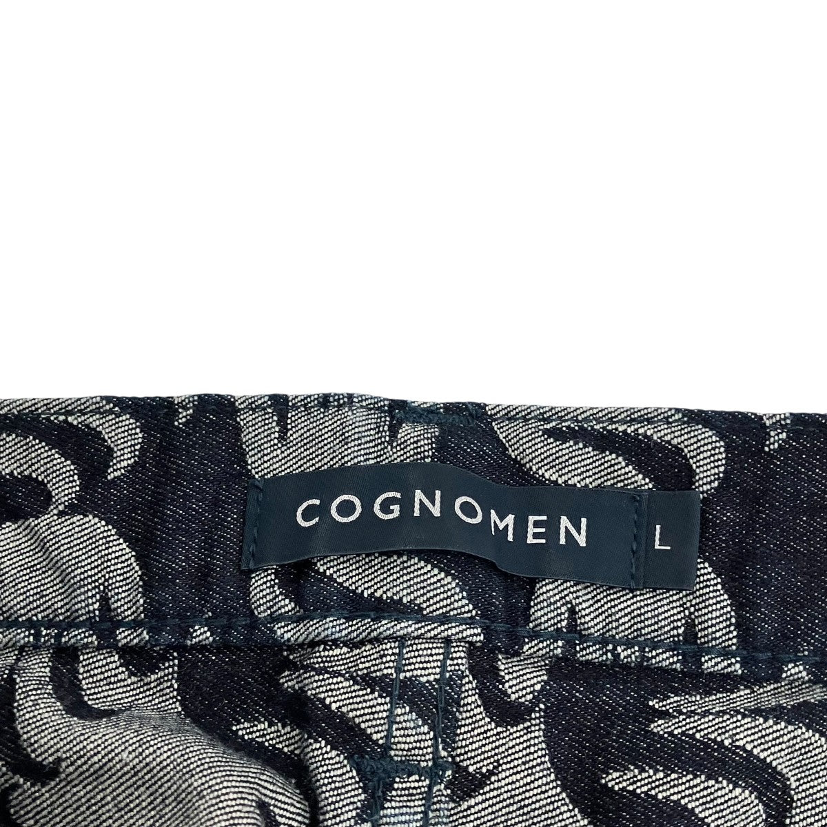 COGNOMEN JAQUARD DENIM PANTSジャガードデニムパンツRE-PT-M03 古着・中古-8枚目のアイテム画像