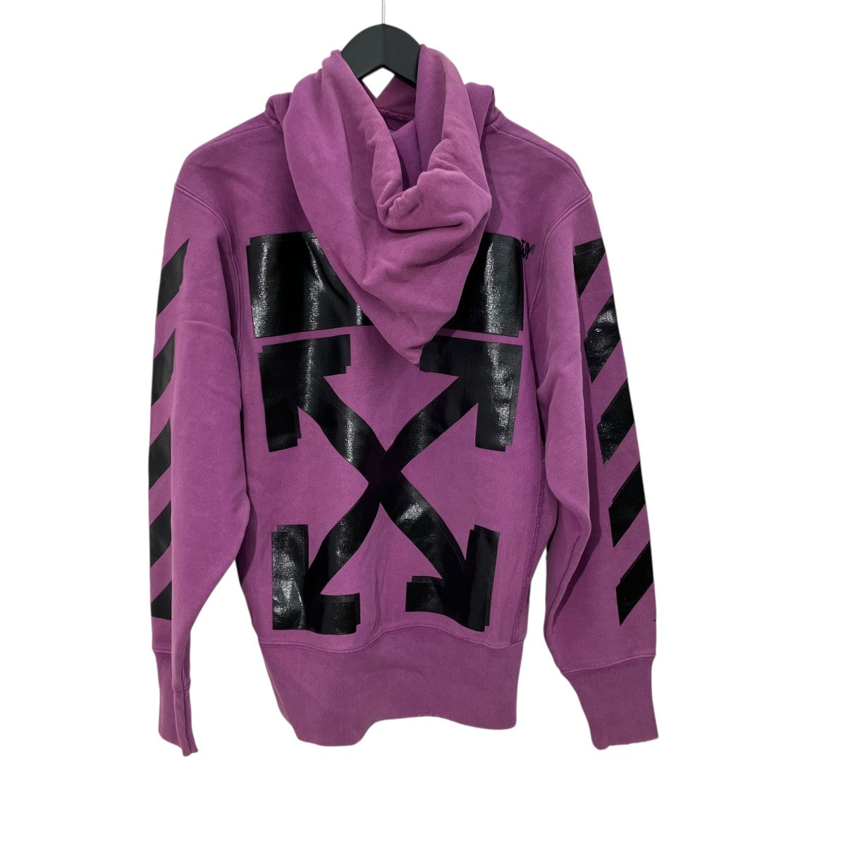 OFFWHITE×Champion プルオーバーパーカー 古着・中古-2枚目のアイテム画像