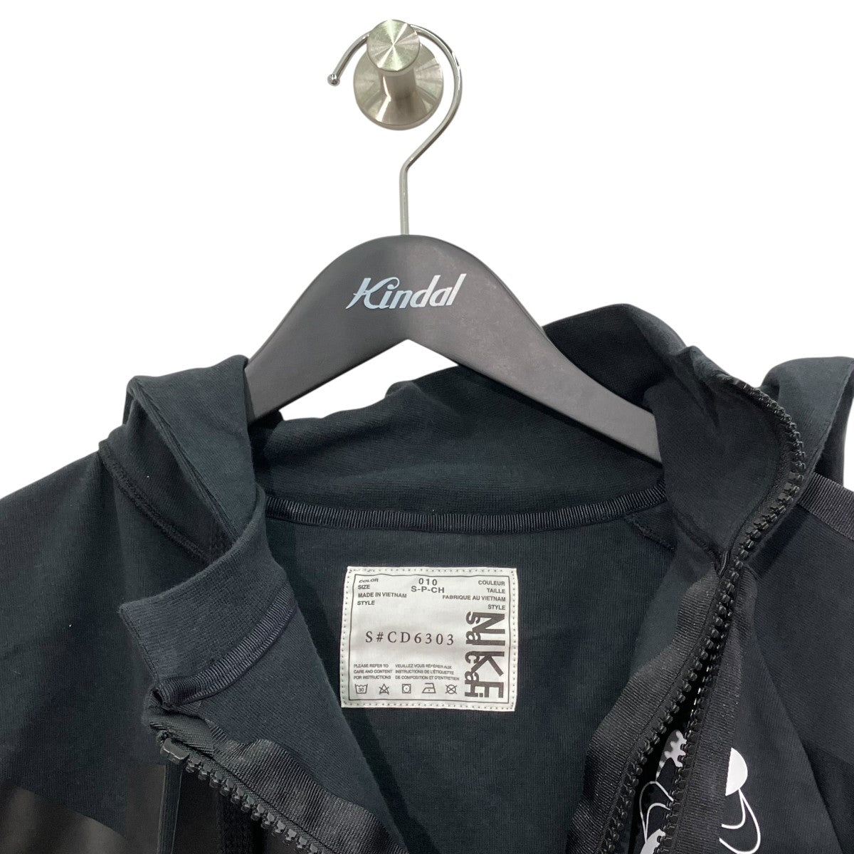 NIKE×sacai プルオーバーパーカーCD6303-010 CD6303-010 ブラック