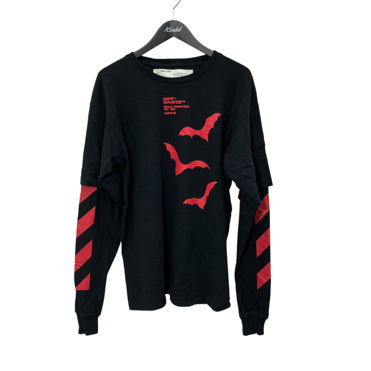 OFFWHITE ロングスリーブTシャツOMAB022E19185007 古着・中古-1枚目のアイテム画像