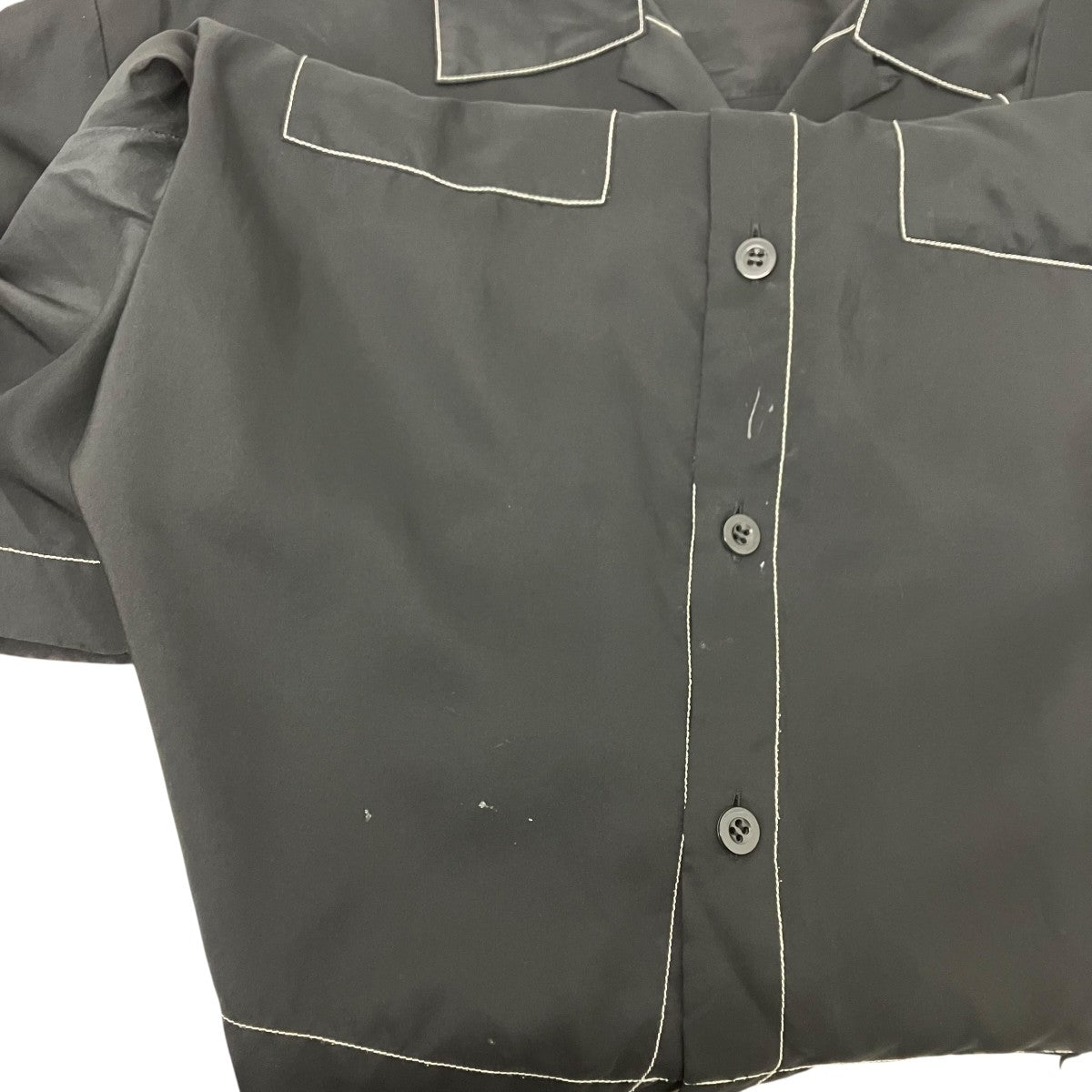 UNUSED シルクオープンカラーシャツ 古着・中古-6枚目のアイテム画像