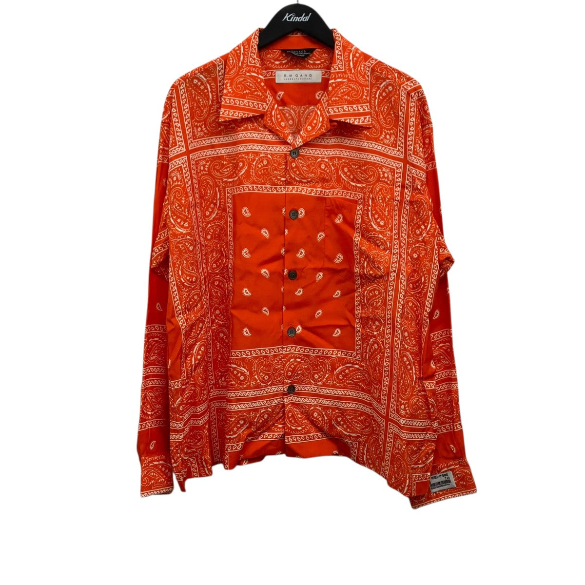 UNUSED バンダナ柄シャツ 古着・中古-1枚目のアイテム画像