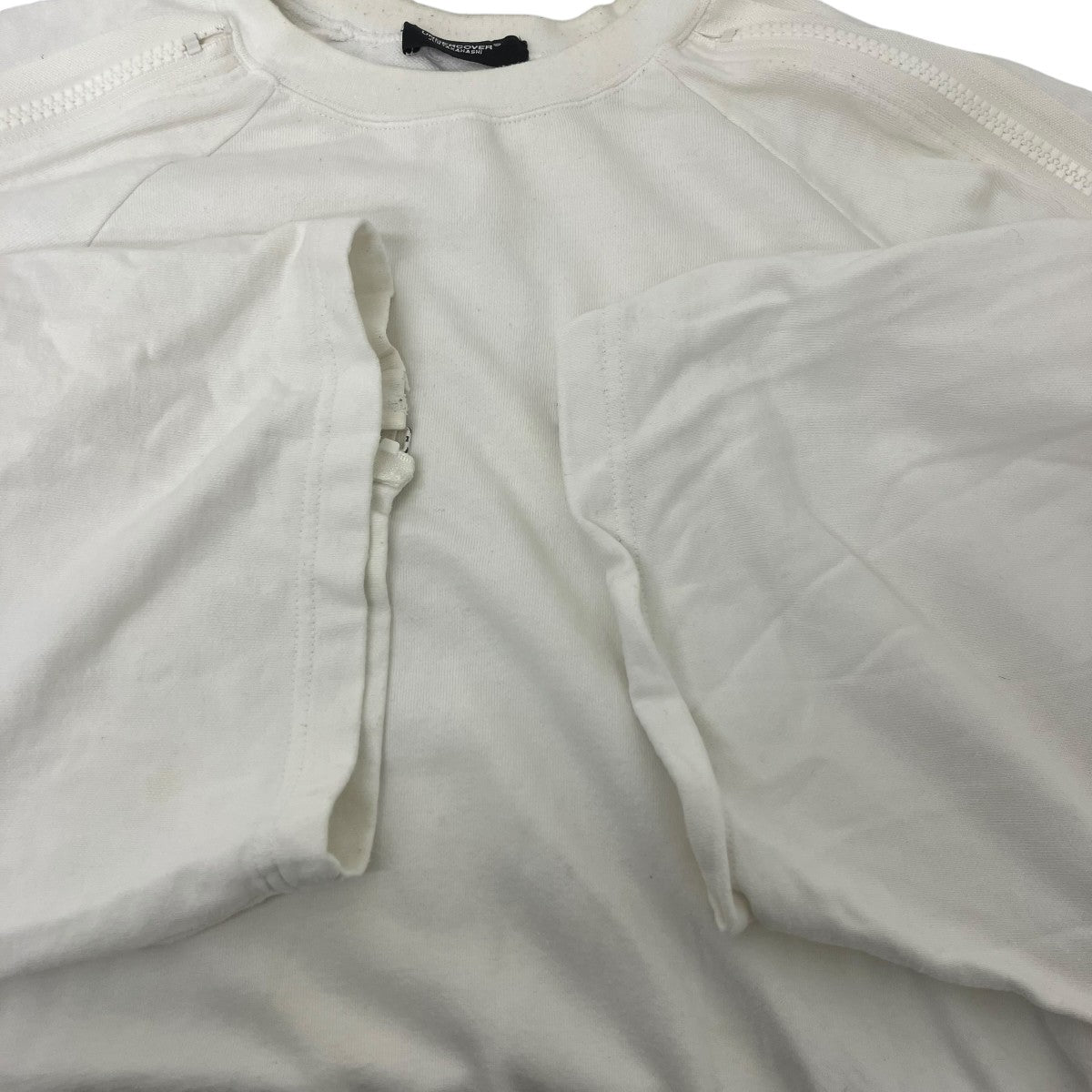 UNDERCOVER 袖ジップ半袖BIGスウェット 古着・中古-4枚目のアイテム画像