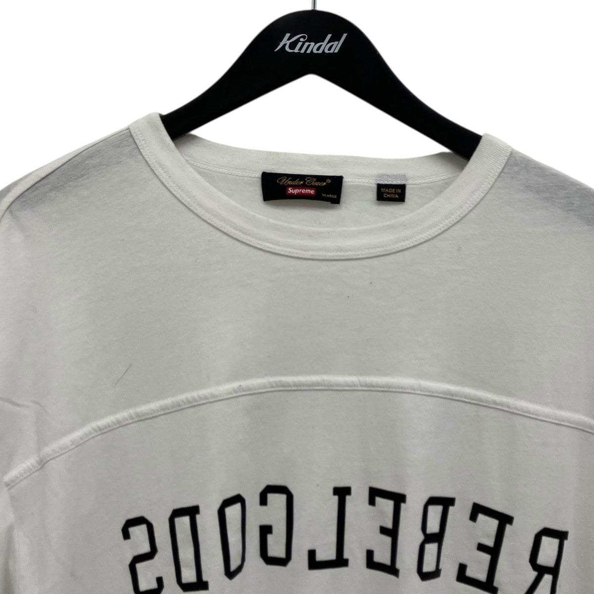 Supreme×UNDERCOVER FOOT BALL TOPフットボールTシャツ ホワイト
