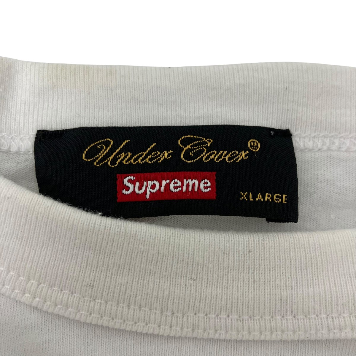 Supreme×UNDERCOVER FOOT BALL TOPフットボールTシャツ ホワイト