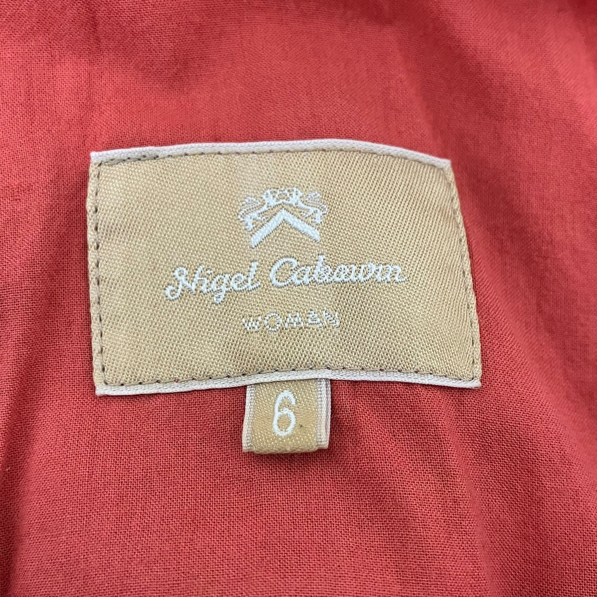 NIGEL CABOURN リネン混ラップワンピース 古着・中古-4枚目のアイテム画像