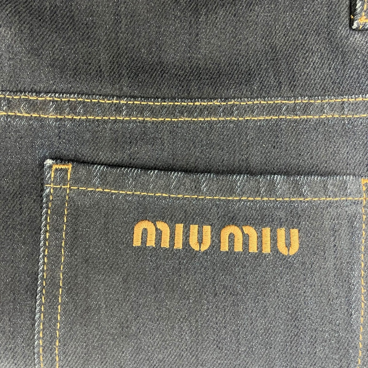 MIU MIU デニムパンツ 古着・中古-5枚目のアイテム画像