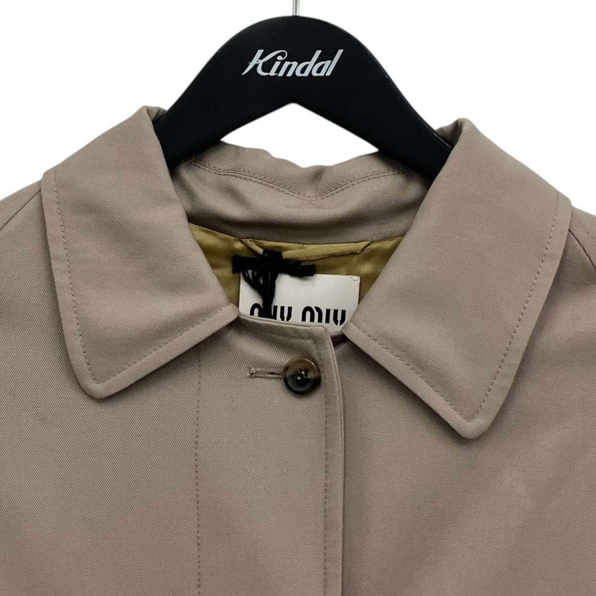 MIU MIU トレンチコート 古着・中古-3枚目のアイテム画像